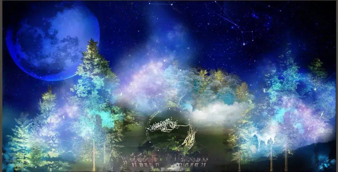 2020深圳森林音乐会的舞台由仙湖植物园独具特色的花境构成,力求自然